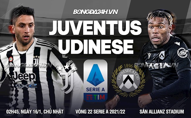 Nhận định bóng đá Juventus vs Udinese 2h45 ngày 16/1 (Serie A 2021/22)