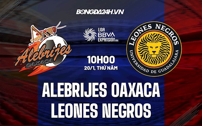 Soi kèo Alebrijes Oaxaca vs Leones Negros Hạng 2 Mexico