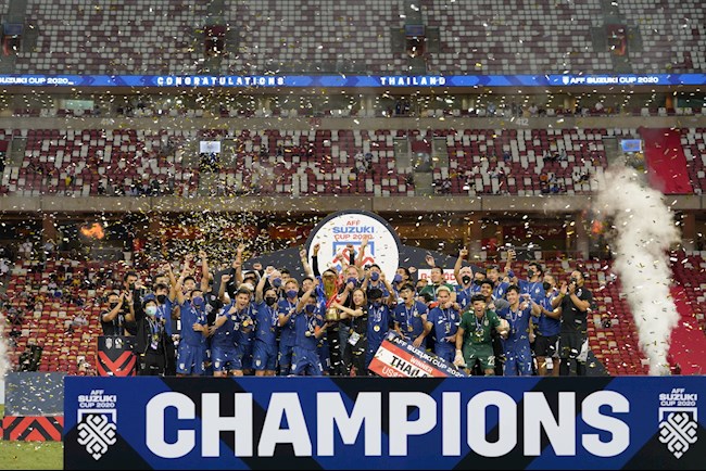ĐT Thái Lan vô địch AFF Cup 2020. Ảnh: AFF.