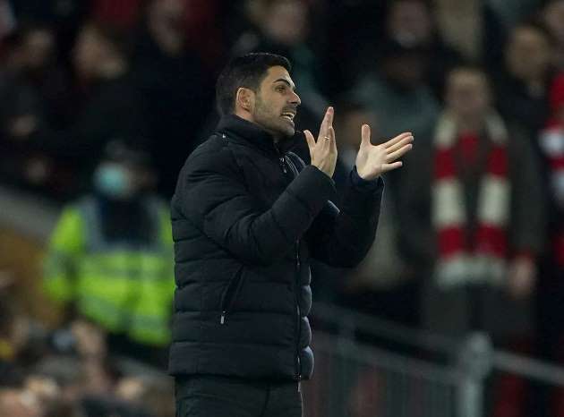 HLV Arteta nói về trận đấu với Liverpool