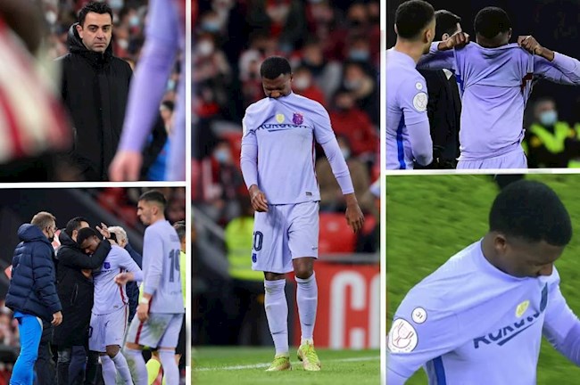 Ansu Fati lại dính chấn thương hình ảnh