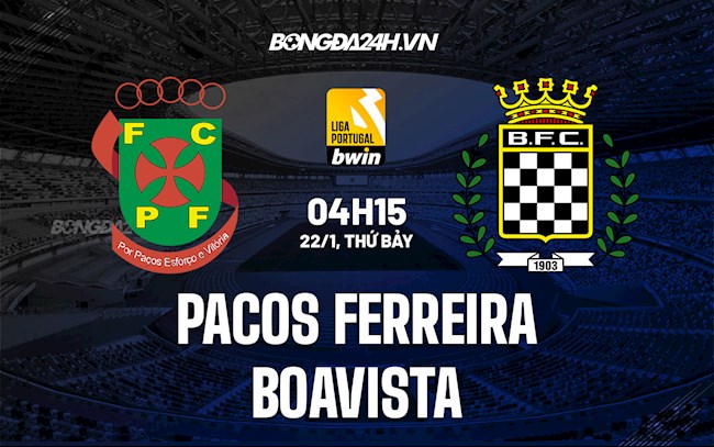 Nhận định, dự đoán Pacos Ferreira vs Boavista 4h15 ngày 22/1 (VĐQG Bồ Đào Nha 2021/22)