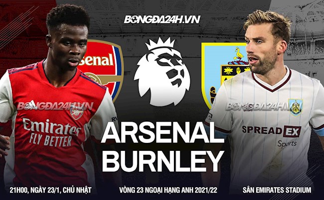 Nhận định Arsenal vs Burnley (21h00 ngày 23/1): Kéo Pháo trở lại