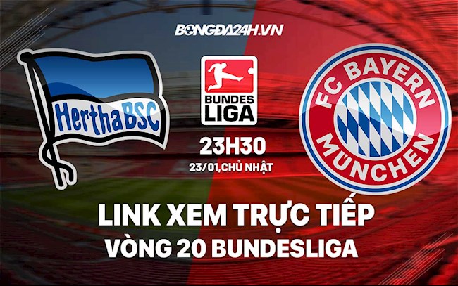 Link xem trực tiếp Hertha Berlin vs Bayern 23h30 ngày 231 ở đâu hình ảnh