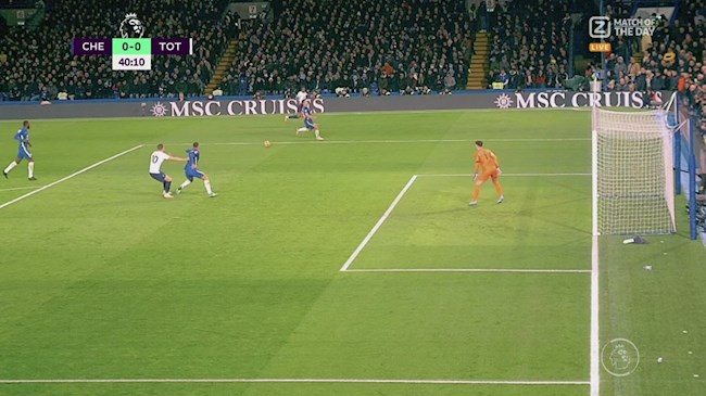 VAR từ chối bàn thắng của Harry Kane trước Chelsea hình ảnh VAR từ chối bàn thắng của Harry Kane trước Chelsea hình ảnh