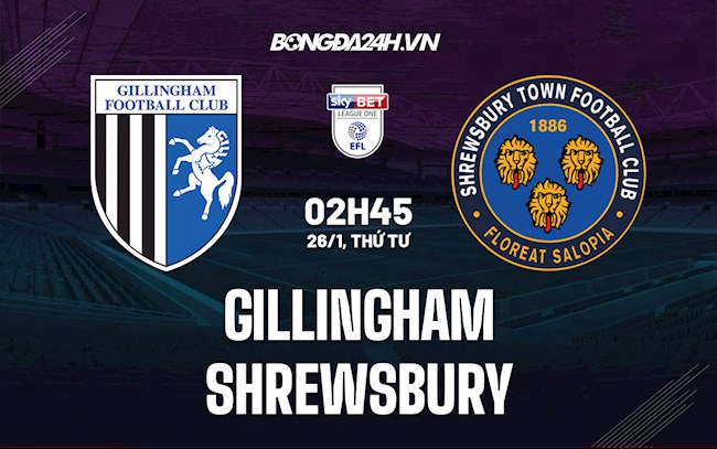 Nhận định bóng đá Gillingham vs Shrewsbury