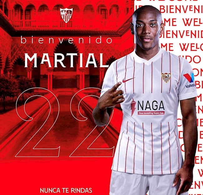 CHÍNH THỨC Martial gia nhập Sevilla hình ảnh