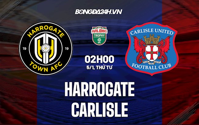 Soi kèo Harrogate vs Carlisle EFL Trophy 2021/22