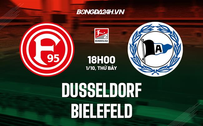 Nhận định Dusseldorf vs Bielefeld 18h00 ngày 1/10 (Hạng 2 Đức 2022/23)