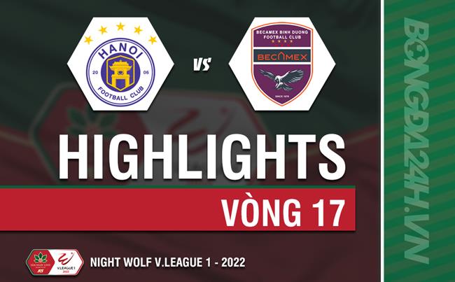 Video tổng hợp: Hà Nội vs Bình Dương (Vòng 17 V.League 2022)