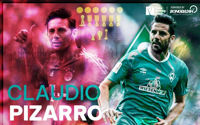 Claudio Pizarro: Biểu tượng Bundesliga với gương mặt tài tử