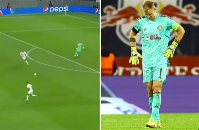 Joe Hart mắc sai lầm khó tin ở Champions League