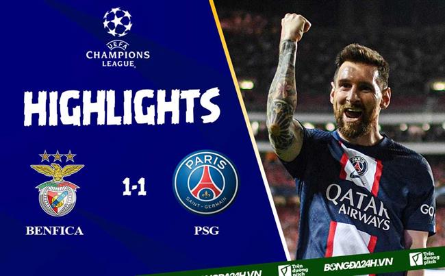 Video Benfica vs PSG cup C1 2022/2023