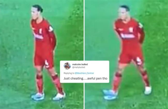 Hành động xấu xí của Van Dijk khiến Bowen đá hỏng 11m 