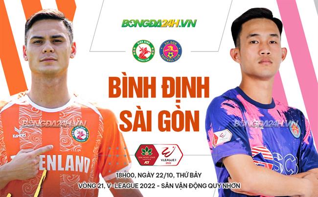 Nhận định bóng đá Bình Định vs Sài Gòn 18h00 ngày 22/10 (V-League 2022)
