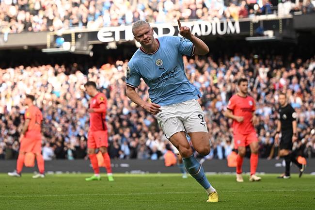 Haaland lap cu dup truoc Brighton