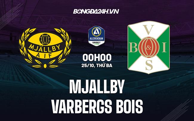 Nhận định Mjallby vs Varbergs BoIS 0h00 ngày 25/10 (VĐQG Thụy Điển 2022)