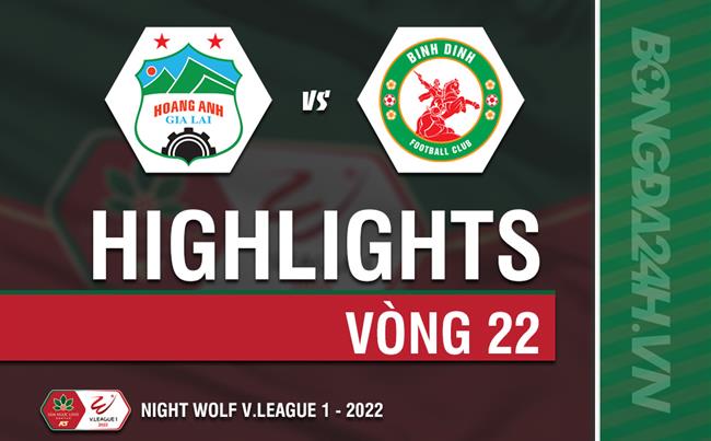 Video bóng đá: HAGL 1-1 Bình Định (Vòng 22 V.League 2022)