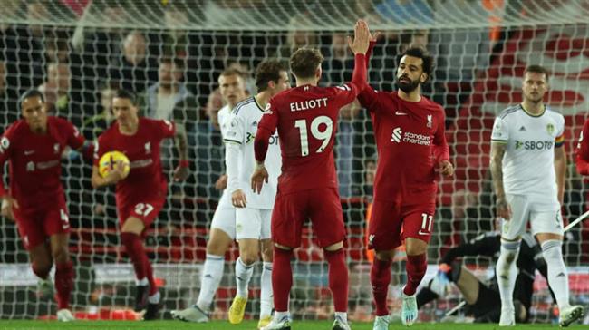 Liverpool thua 1-2 trên sân nhà trước Leeds Liverpool thua 1-2 tren san nha truoc Leeds