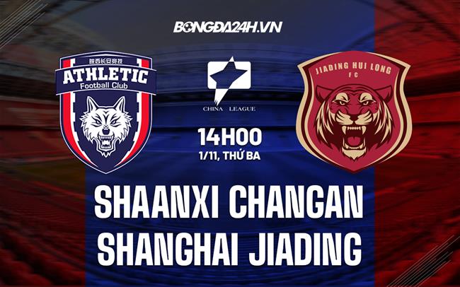 Nhận định Shaanxi Changan vs Shanghai Jiading 14h00 ngày 1/11 (Hạng 2 Trung Quốc 2022)