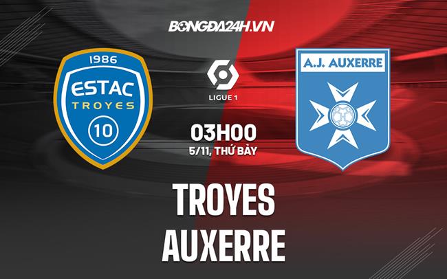 Nhận định -  Troyes vs Auxerre 3h00 ngày 5/11 (Ligue 1 2022/23)