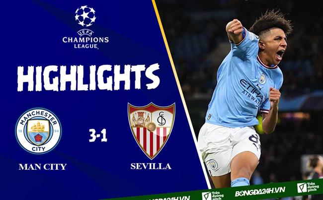 Video Man City vs Sevilla cup C1 2022/2023