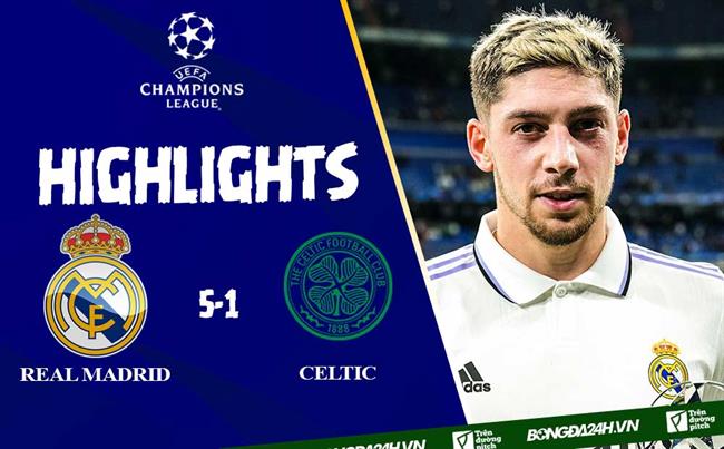 Video Real Madrid vs Celtic cup C1 2022/2023