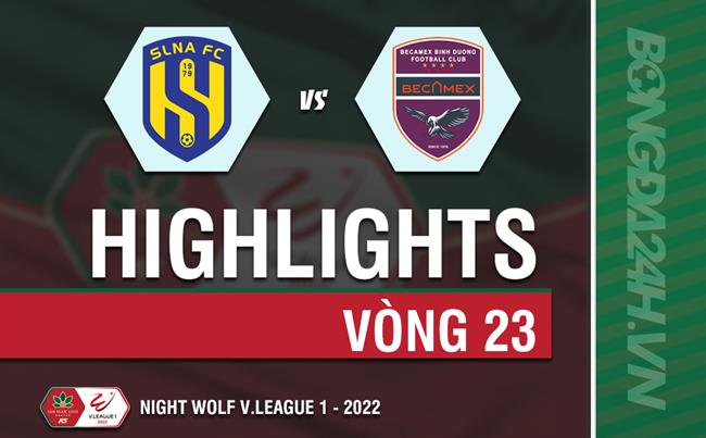 Video bóng đá SLNA vs Bình Dương: Văn Đức lập cú đúp