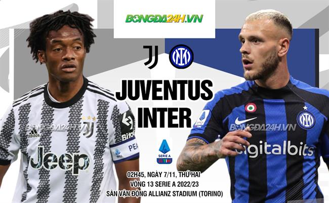 Nhận định bóng đá Juventus vs Inter Milan 2h45 ngày 7/11 (Serie A 2022/23)