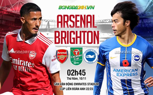 Nhận định Arsenal vs Brighton (02h45 ngày 10/11): Không dễ cho Pháo thủ