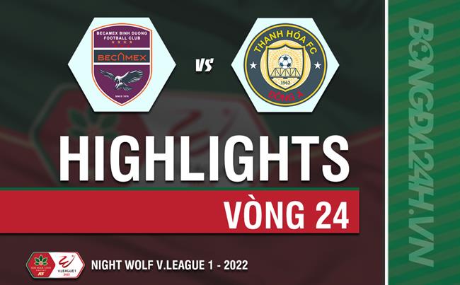 Video tổng hợp: Bình Dương vs Thanh Hóa (Vòng 24 V.League 2022)