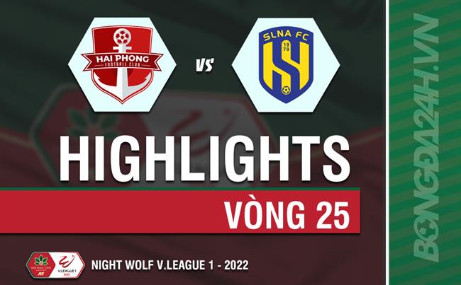 Video tổng hợp: Hải Phòng - SLNA (Vòng 25 V.League 2022)