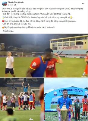 HLV Thạch Bảo Khanh bất ngờ rời đội sau khi đưa CAND thăng hạng VLeague 2023 1
