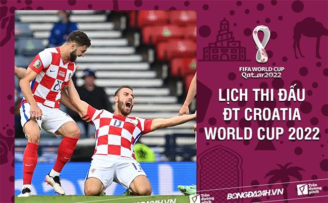 Lich thi dau dT Croatia tai World Cup 2022