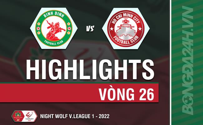 Video Binh dinh vs TPHCM (Vong 26 V.League 2022)