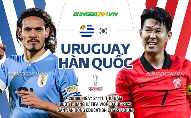 Nhận định Uruguay vs Hàn Quốc (20h00 ngày 24/11): Coi chừng địa chấn