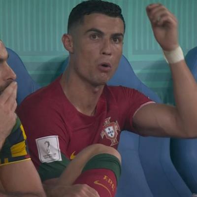 Phản ứng của Ronaldo khi chứng kiến đối thủ bắt chước kiểu ăn mừng 2