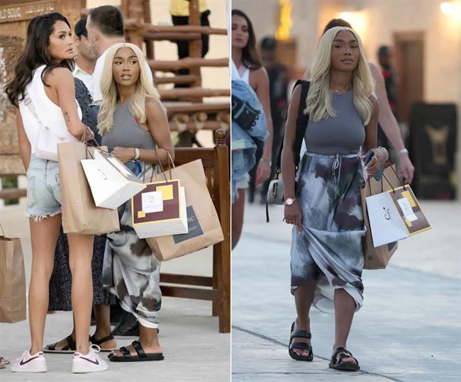 Wags Anh mua sắm thả ga tại Qatar