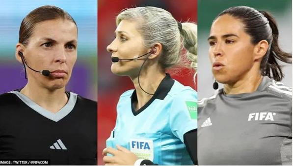 Trọng tài nữ Stephanie Frappart Trong tai nu Stephanie Frappart