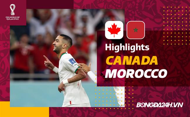 Video Canada vs Morocco (Bang F World Cup 2022)