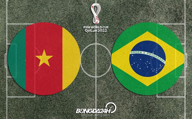 Đội hình chính thức Cameroon vs Brazil 2h00 ngày 3/12 (World Cup 2022)