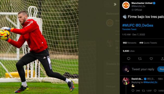 MU dang anh ve De Gea sau that bai cua TBN truoc Ma-Roc