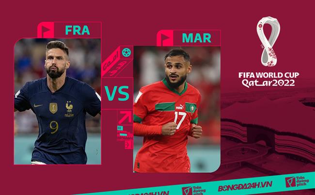 Pháp vs Morocco: Lịch sử đối đầu, phong độ hiện tại, kênh trực tiếp