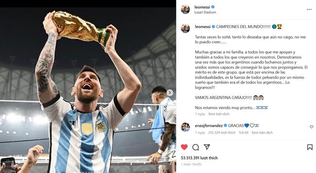 Messi phá kỷ lục trên Instagram của Ronaldo 1 Messi phá kỷ lục trên Instagram của Ronaldo 1