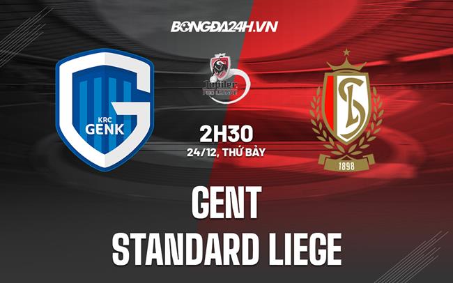 Nhận định - dự đoán Gent vs Standard Liege 2h30 ngày 24/12 (VĐQG Bỉ 2022/23)