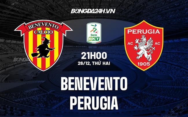 Nhận định bóng đá Benevento vs Perugia 21h00 ngày 26/12 (Hạng 2 Italia 2022/23)