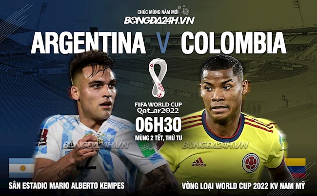 Argentina thắng nhẹ Colombia tại vòng loại World Cup 2022