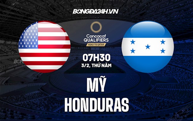 Nhận định,  Mỹ vs Honduras 7h30 ngày 3/2 (Vòng loại World Cup 2022)