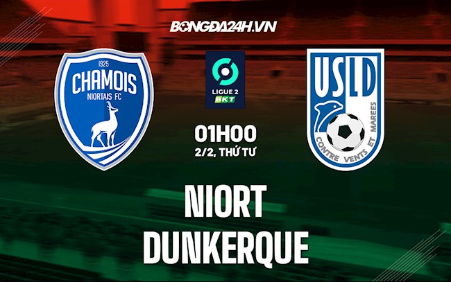 Soi kèo Niort vs Dunkerque Hạng 2 Pháp 2021/22