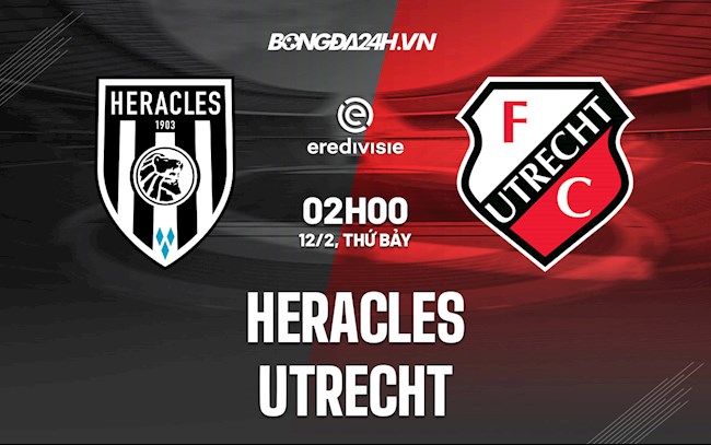 Nhận định,  Heracles vs Utrecht 2h00 ngày 12/2 (VĐQG Hà Lan 2021/22)